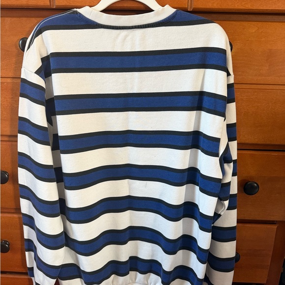 H&M Blue and White Striped Crewneck Sweater - Picture 5 of 6